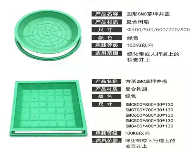 栖霞树脂复合种植井盖展示